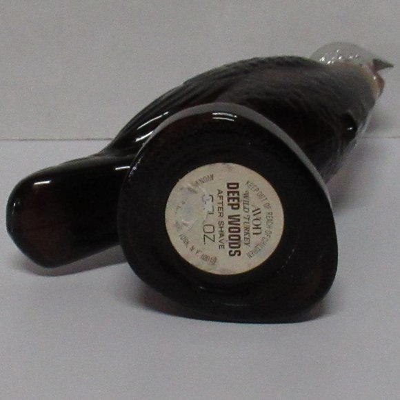 Vintage 1974-76 Avon Wild Turkey "Deep Woods" After Shave Bottle Decanter - Picture 4 of 4